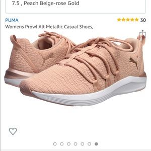 Puma Women’s Prowl Metallic Shoes Peach/Rose Gold